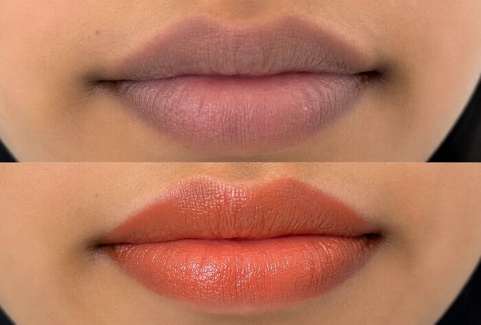 Lip blush result