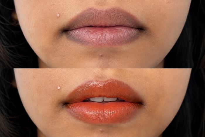 Lip blush result